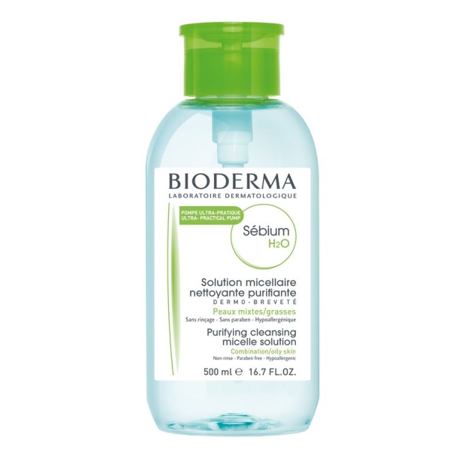 Bioderma Sebium H2o Pompe Inversee 500ml