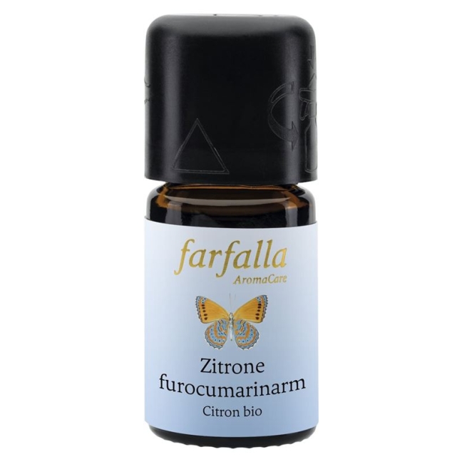 Эфирное масло Farfalla Lemon Organic с низким содержанием фурокумарина 5 мл