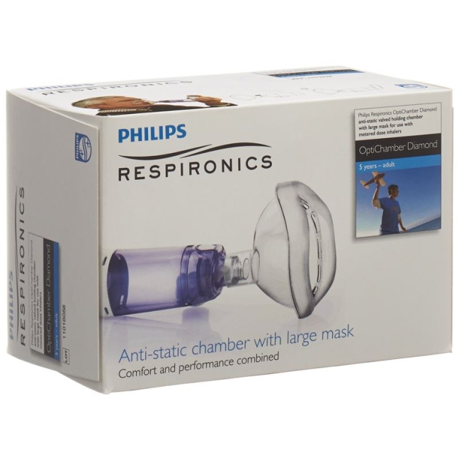 Optichamber Diamond M Lite Touch Maske Ab 5j & Erwachsene