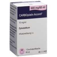 Carboplatin Accord 600mg/60ml Durchstechflasche 60ml Carboplatin Accord 600mg/60ml Durchstechflasche 60ml