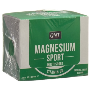 Qnt Magnesium Vit B6 Shot Tropical Frui 12x 80ml