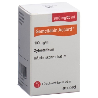 Gemcitabin Accord 2000mg/20ml Durchstechflasche