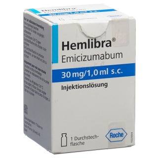 Hemlibra Injektionslösung 30mg/ml S.c. Durchstechflasche Hemlibra Injektionslösung 30mg/ml S.c. Durchstechflasche