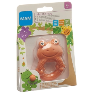 Прорезыватель MAM Max the Frog 4+мес.