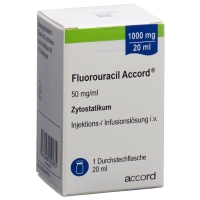 Fluorouracil Accord Injektionslösung 1000mg/20ml 20ml Fluorouracil Accord Injektionslösung 1000mg/20ml 20ml