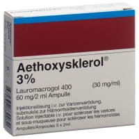 Aethoxysklerol Injektionslösung 3% (neu) 5 Ampullen 2ml