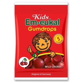 Soldan Em-eukal Kids Gumdrops Wild Cherry в пакетике 40 г