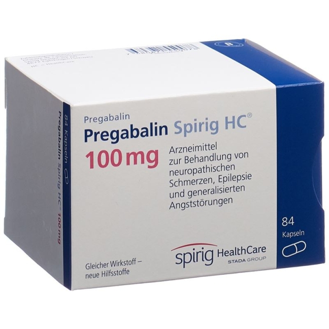 Pregabalin Spirig HC Kapseln 100mg (neu) 84 Stück