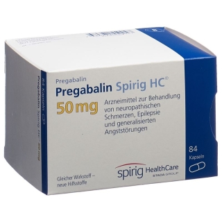 Pregabalin Spirig HC Kapseln 50mg (neu) 84 Stück