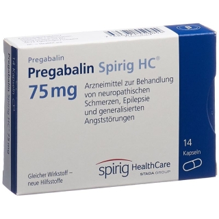 Pregabalin Spirig HC Kapseln 75mg (neu) 14 Stück Pregabalin Spirig HC Kapseln 75mg (neu) 14 Stück