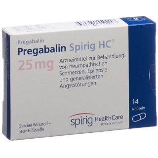 Pregabalin Spirig HC Kapseln 25mg (neu) 14 Stück