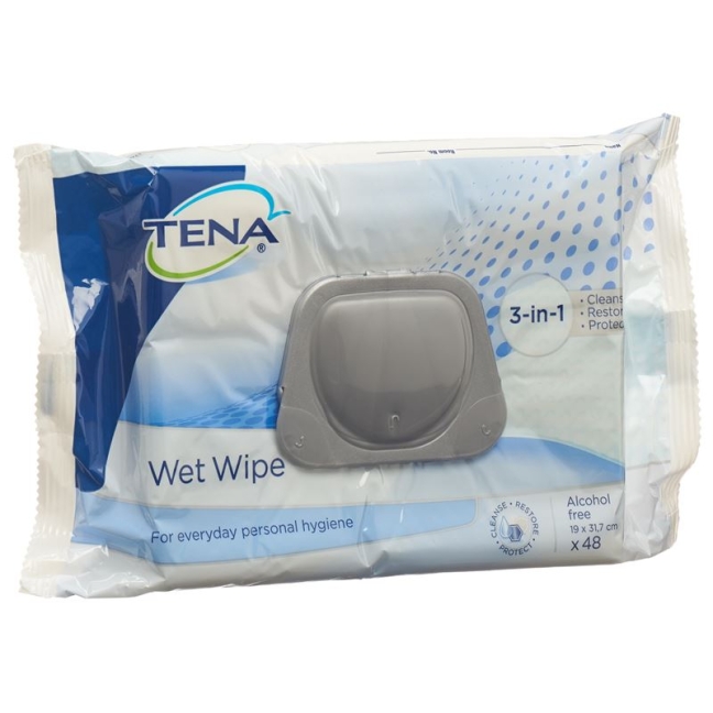 Влажные салфетки TENA 48 шт.