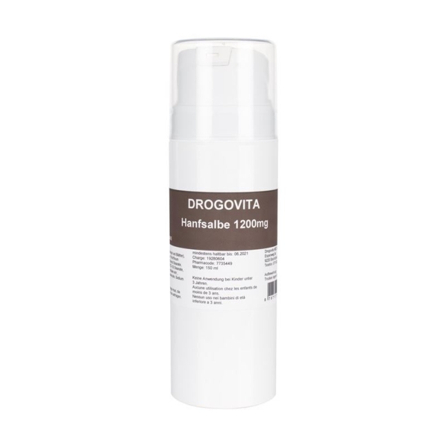 Drogovita Hanfsalbe 1200mg Dispenser 150ml