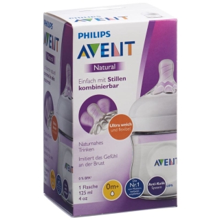 Avent Philips Natural Flasche 125ml mit Hangtab