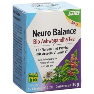 Чай Salus Neuro Balance Ashwagandha Органический пакетик 15 шт.