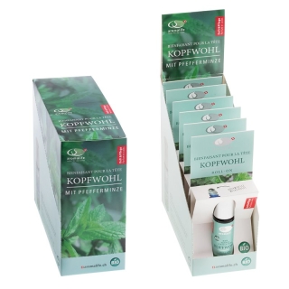 Aromalife Kopfwohl Roll On Peppermint Displ 6 шт.