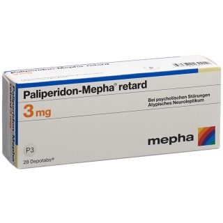 Paliperidon Mepha Retard Depotabs 3mg 28 Stück