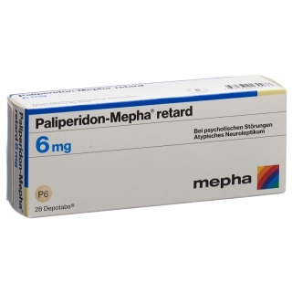 Paliperidon Mepha Retard Depotabs 6mg 28 Stück