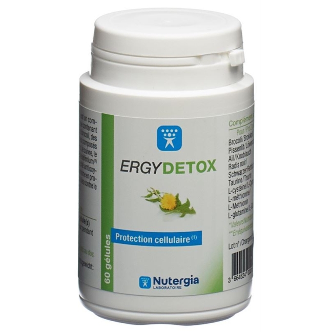 Nutergia Ergydetox Gelules Dose 60 Stück