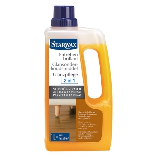 Starwax Glanzpflege 2in1 Parkett Flasche 1L