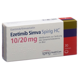 Ezetimib Simva Spirig HC Tabletten 10/20mg 30 Stück