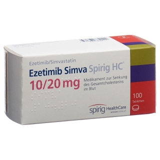 Ezetimib Simva Spirig HC Tabletten 10/20mg 100 Stück