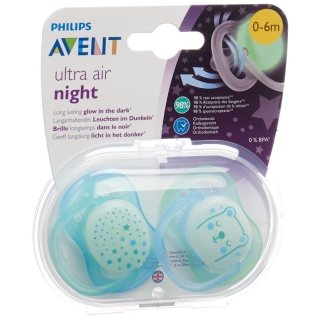 Avent Philips Schnul Ultra Air Ni 0-6m Boy Ste/kat