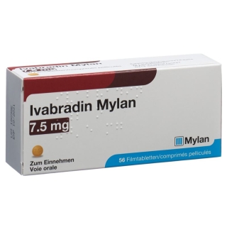 Ivabradin Mylan Filmtabletten 7.5mg 56 Stück