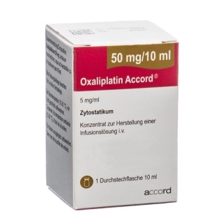 Oxaliplatin Accord Infusionskonzentrat 50mg/10ml Durchstechflasche