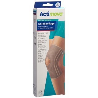 Actimove Everyday Support Knee Bandage L Open Patella, Stabilising Bars