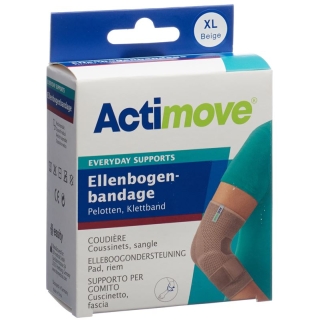 Actimove Everyday Support Elbow Bandage XL Pads, Velcro Tape