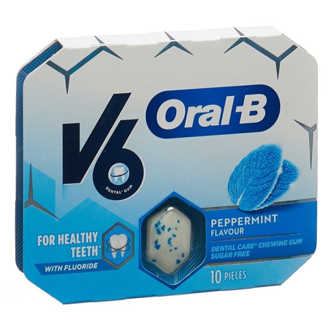 Жевательная резинка V6 Oralb &laquo;Мята&raquo; в блистерах 10 шт.