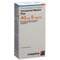 Travoprost Mepha Plus 0.04mg/5mg Flasche 2.5ml