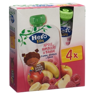 Hero Kids Smoothie Apfel Himb Ban Quat 4x 120g