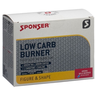 Sponser Low Carb Burner Pulver Wild Berries 20x 6g