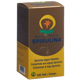 Spirulina Marcus Rohrer Tabletten Glasflasche 540 Stück