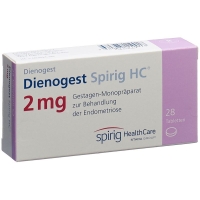Dienogest Spirig HC Tabletten 2mg 28 Stück Dienogest Spirig HC Tabletten 2mg 28 Stück