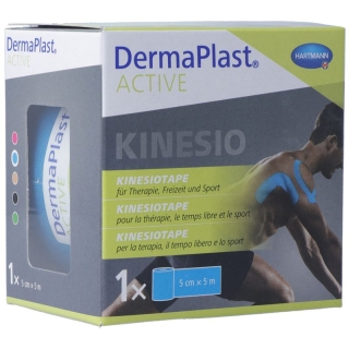 Dermaplast Active Kinesiotape 5cmx5m blue