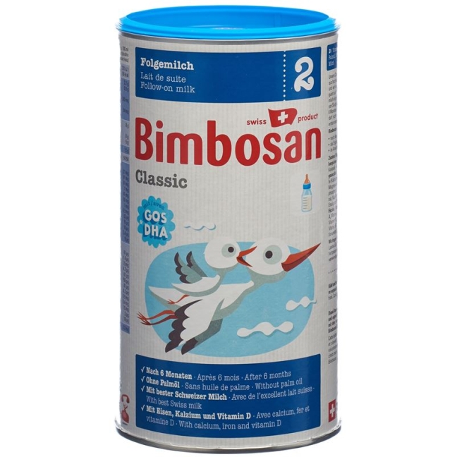 Bimbosan Classic 2 последующее молочко Ds 400 г