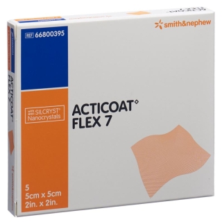 Acticoat Flex 7 Wundverband 5x5cm 5 Stück