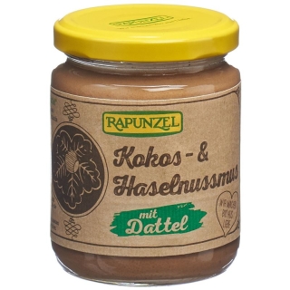 Rapunzel Kokos-Haselnussmus mit Dattel Glas 250g