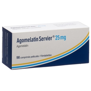 Agomelatin Servier Filmtabletten 25mg 98 Stück