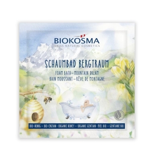 Biokosma Schaumbad Bergtraum gelber Enzian Honig Bio 25ml