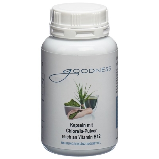 Goodness Chlorella Pulv Vit B12 Kapseln 600mg 90 Stück