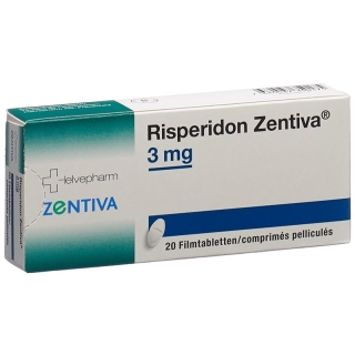 Risperidon Zentiva Filmtabletten 3mg 20 Stück