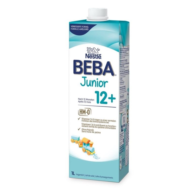 BEBA Юниор 12+ через 12 месяцев