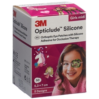 3M Opticlude Sil Augenv 5.3x7cm Midi Gi (n) 50 Stück