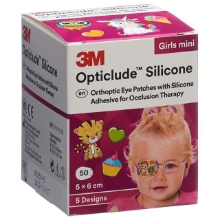 3M Opticlude Sil Augenv 5x6cm Mini Girl (n) 50 Stück