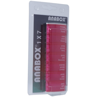 Anabox Medidispenser 1x7 Pink D/f/i im Blister