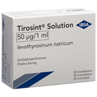 Tirosint Solution 50mcg 30 Ampullen 1ml